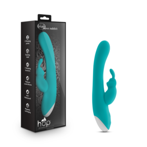 Vibrador doble Hop - Aguamarina, Blush