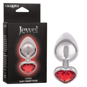 Plug anal Ruby Heart G Jewel, Calexotics
