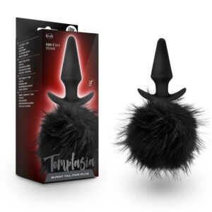 Plug anal, cola de conejo Temptasia, Blush
