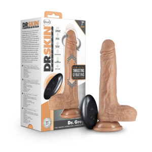 Dildo vibrador de control remoto Dr. Grey, Blush