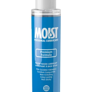Lubricante íntimo base agua 4.4 onzas Moist, Pipedream